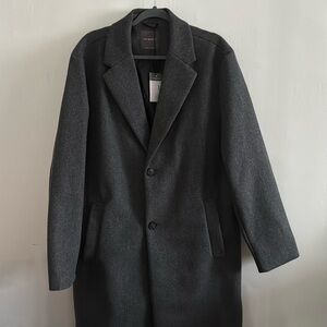 Primark Gray Overcoat Men’s